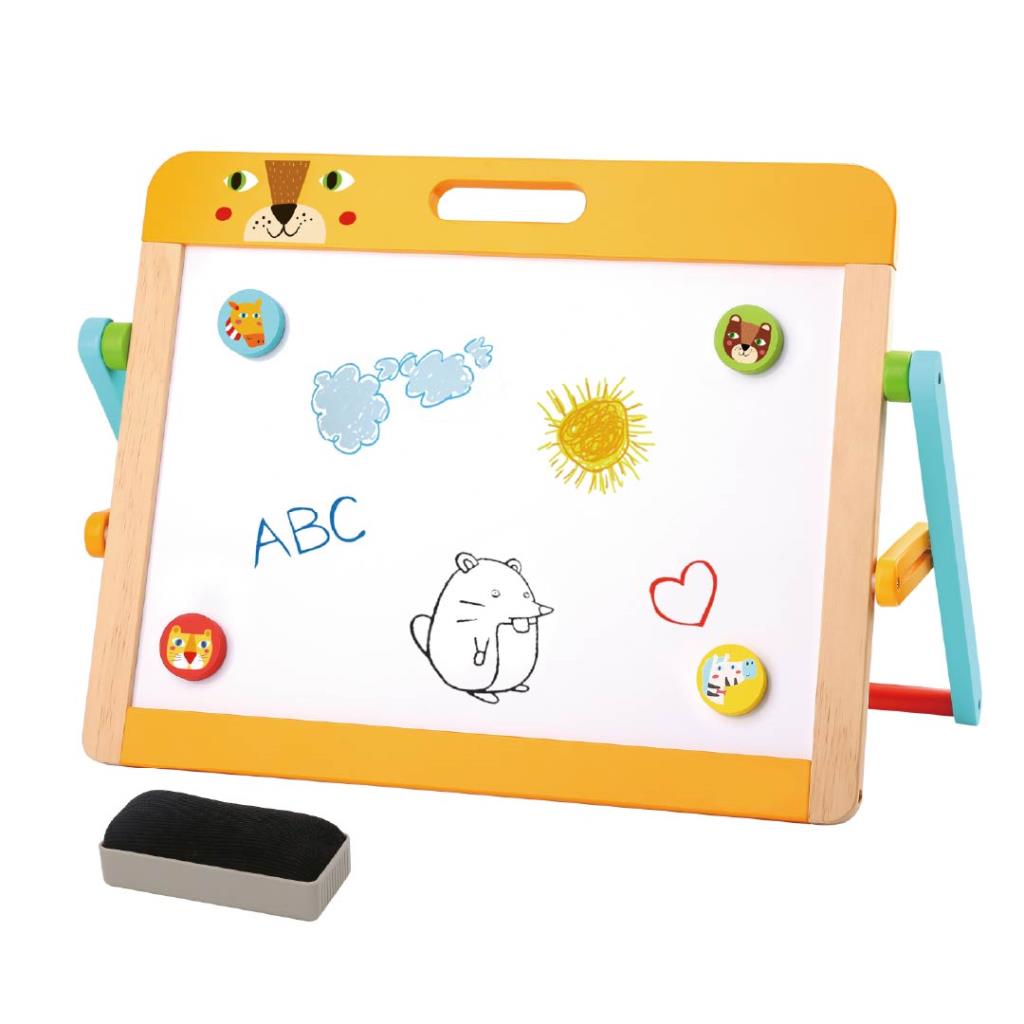 Kids Wooden Double-Sided Drawing & Writing Board